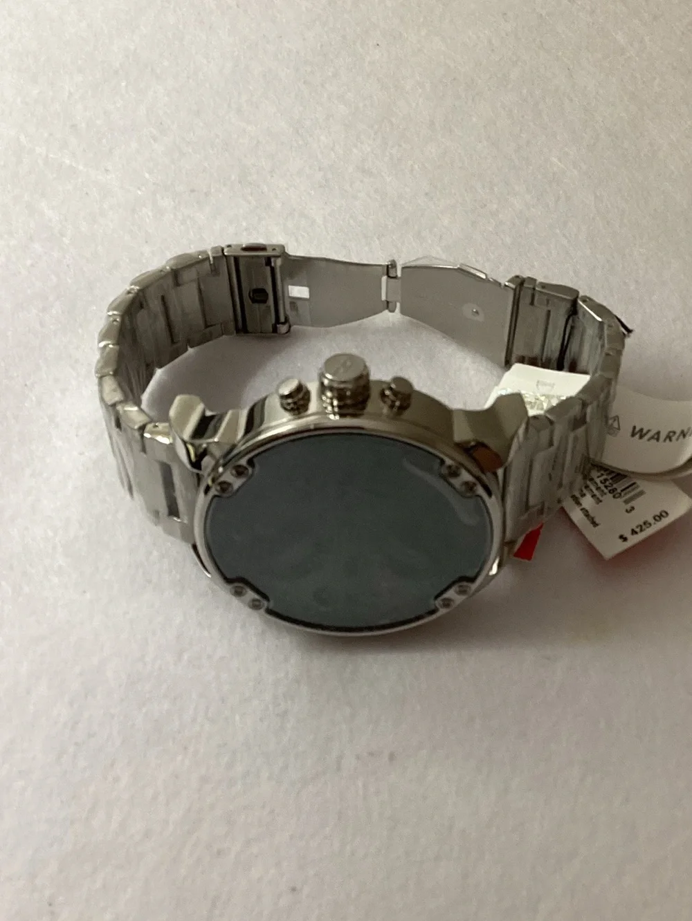 Diesel Mr Daddy 2.0 Large Chronograph Gray Dial Chrome Steel Band 57mm DZ7482